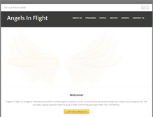 Tablet Screenshot of angelsinflightchicago.org